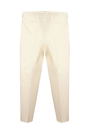 Ivory cotton trousers PT TORINO | CDVSNYZ00STDDX180015